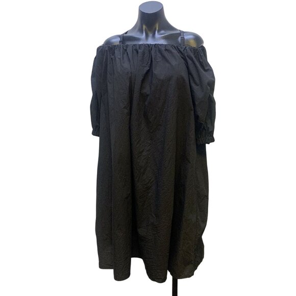 Magari Black Off-Shoulder Dress . Size S - Picture 1 of 7